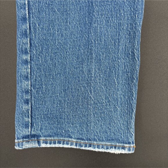 Abercrombie & Fitch Women's The 90's Straight Ultra High Rise Jeans 27 Med Wash - Picture 7 of 13